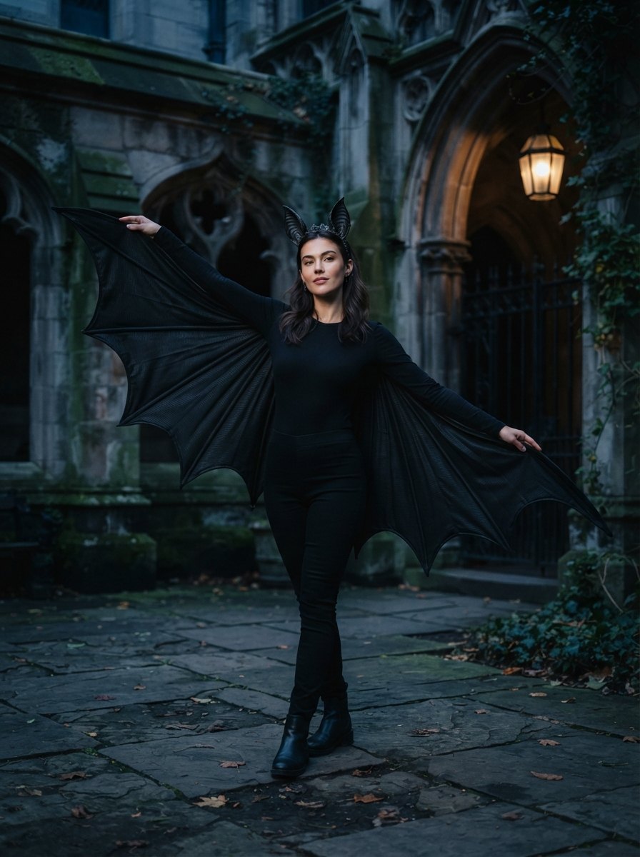 Bat AI Halloween costume
