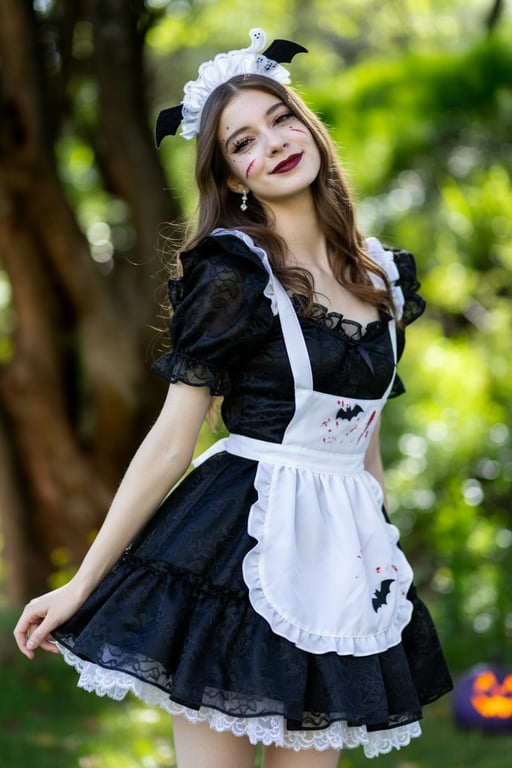 AI Halloween costume photo: Skeleton