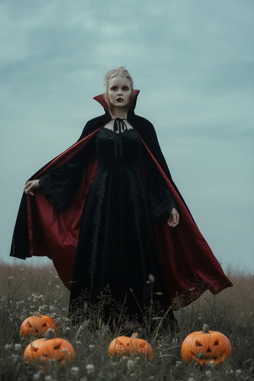 AI Halloween costume photo: Pumpkin Pet